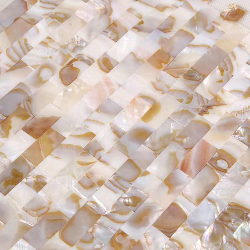 Цена на едро Натурална Seashell Backsplash мозайка плочки за стена