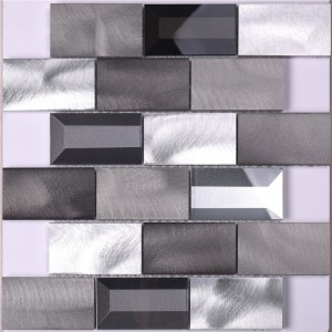 Светло / тъмно сив алуминиев микс от стъклопакет