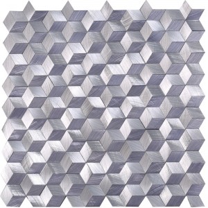 Лилав метален Backsplash плочки мозайка за декорация HLC17